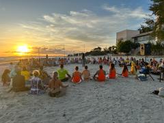 Hundreds of tourists flock to Lamu as 10th Yoga festival kicks off