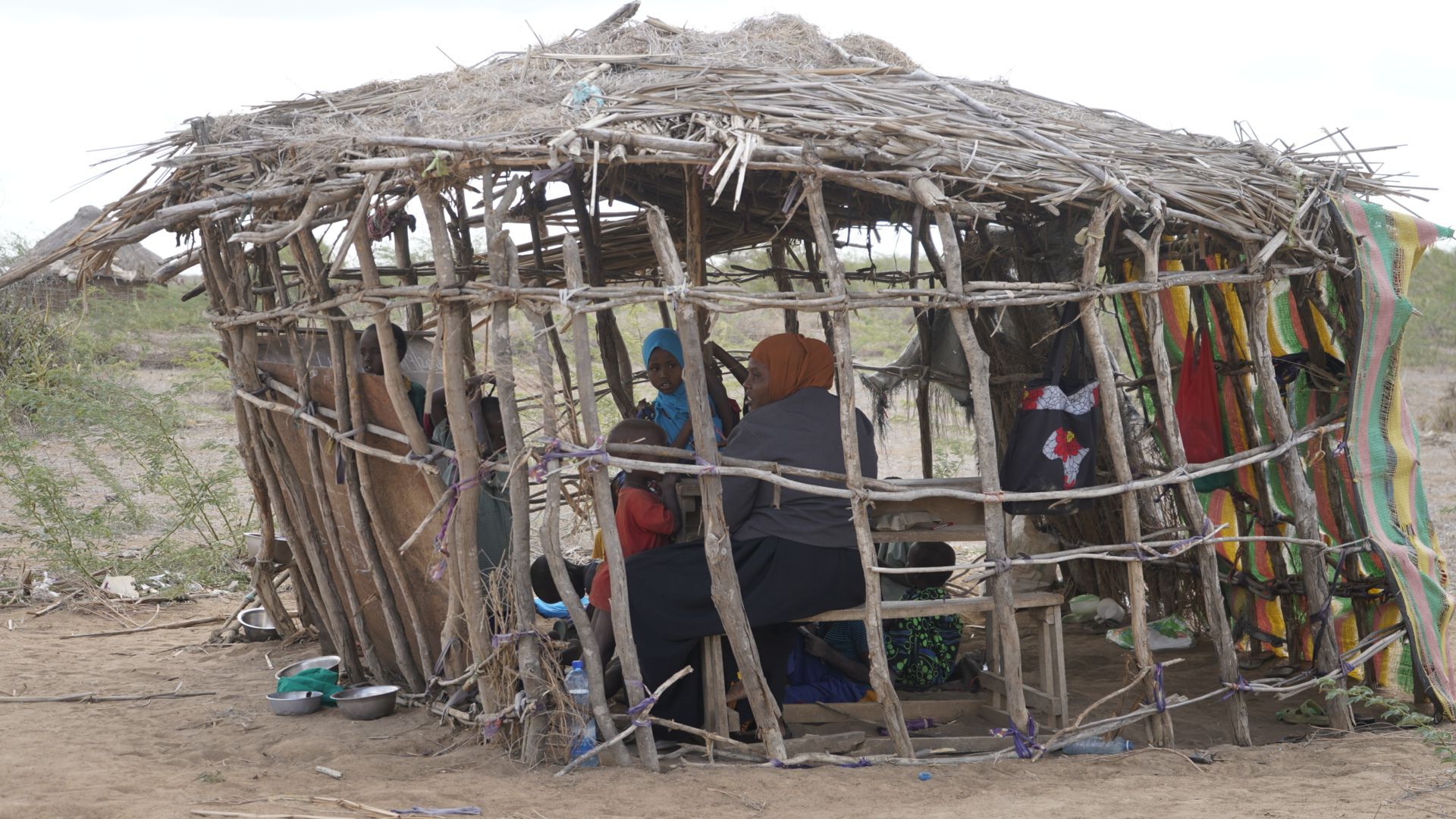 An ongoing lesson at the Maderte Preparatory School in Galole Constituency, Tana River County. (Photo: Farhiya Hussein)