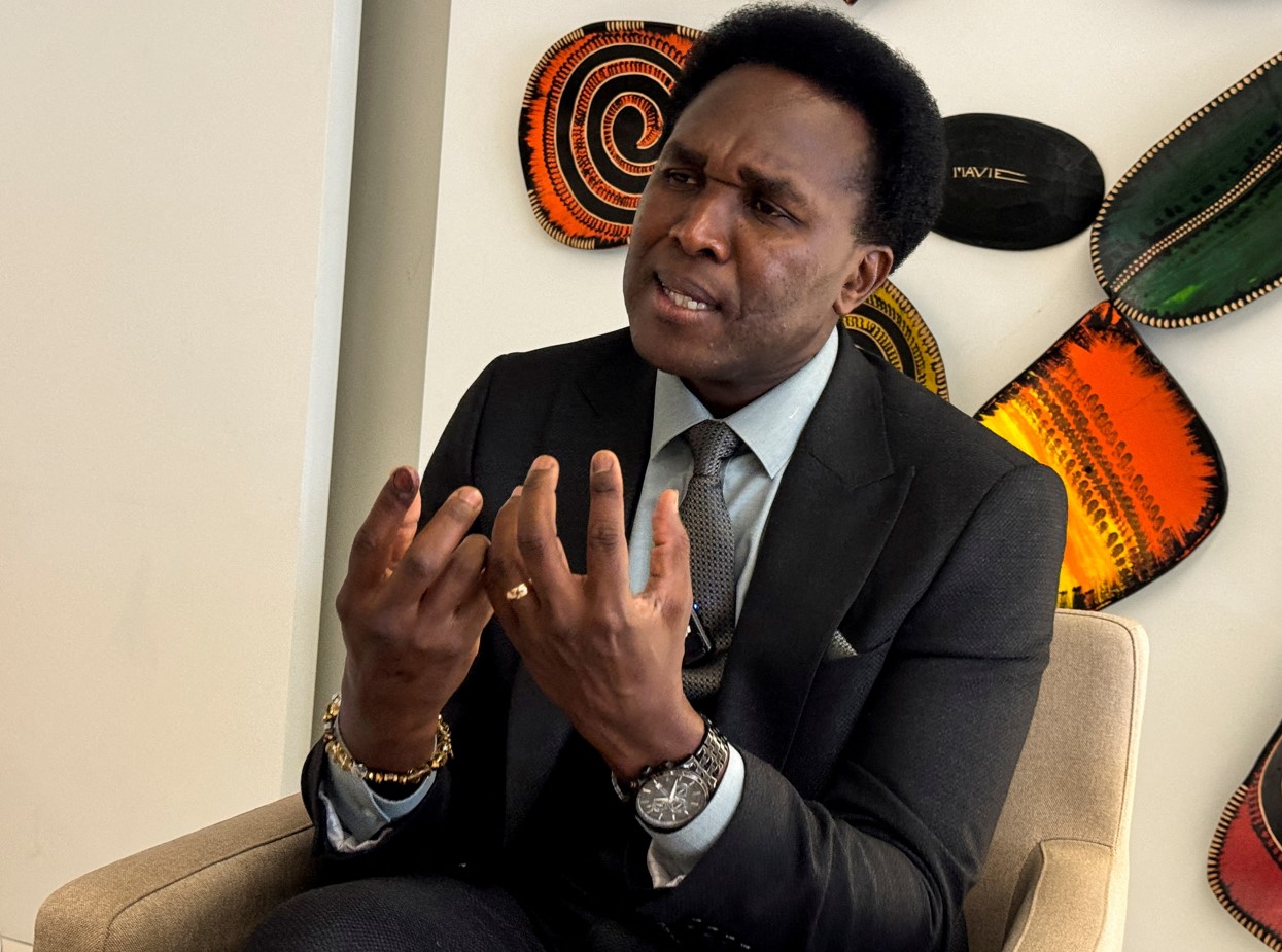 Independent candidate for the presidency of Mozambique Venancio Mondlane speaks during an interview in Maputo, Mozambique, October 11, 2024. (Photo: REUTERS/Sisipho Skweyiya/File Photo)