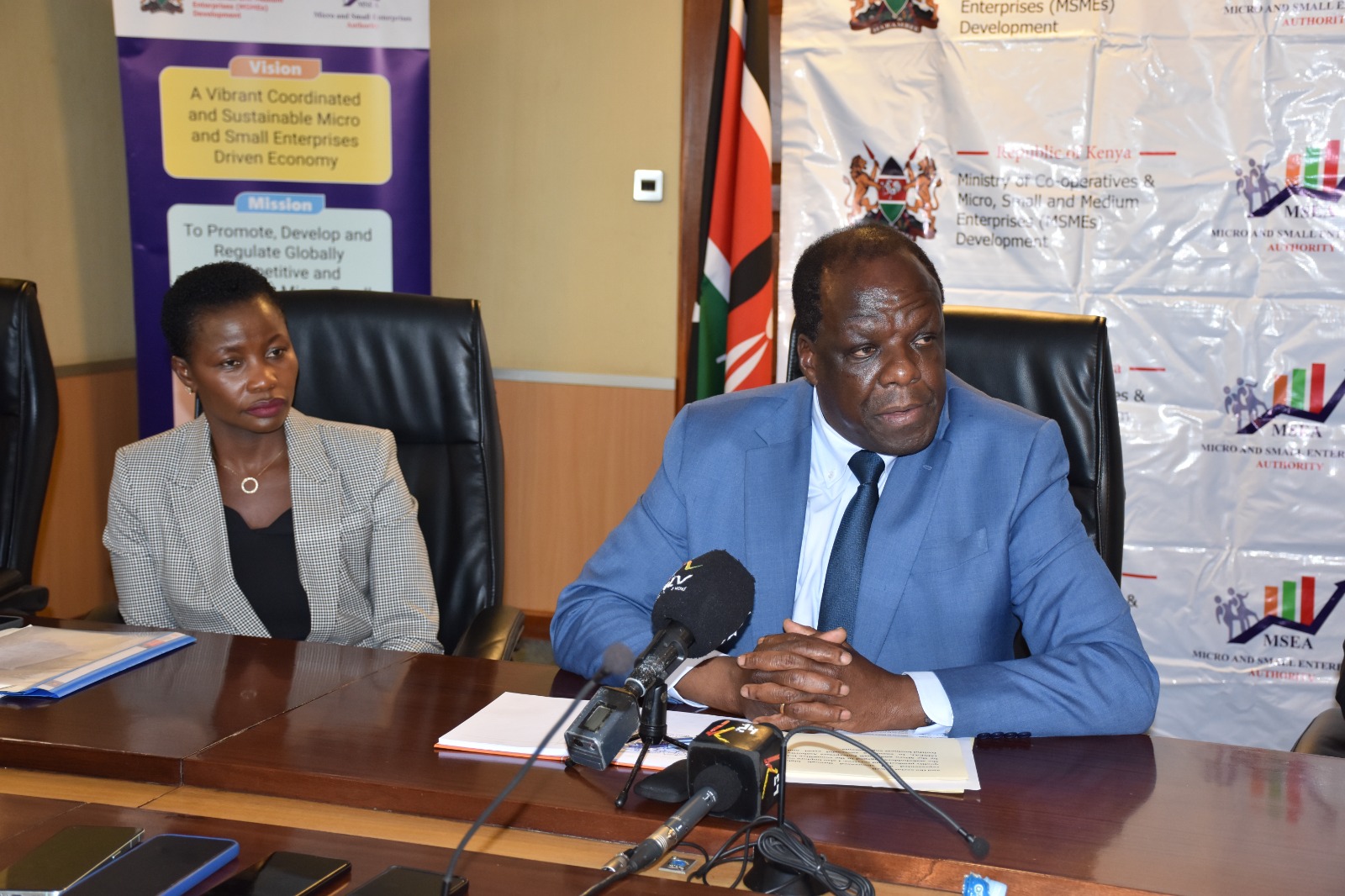 CS Oparanya urges Kenyan MSMEs to seize opportunities at EAC Trade Fair in Juba - Cooperatives CS Wycliffe Oparanya, speaks during the launch of the National Organising Committee for the 24th EAC MSME Trade Fair in Juba, on Monday, October 7, 2024. (Photo: Cooperatives Ministry)