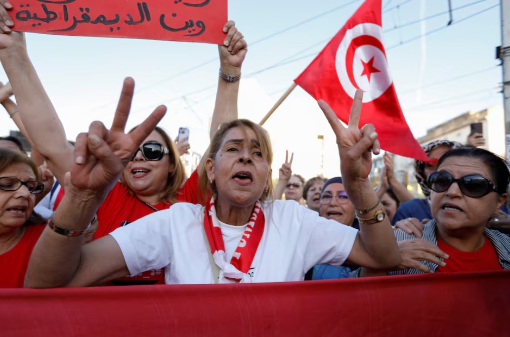 Tunisians vote in election, with main rival to President Saied in prison