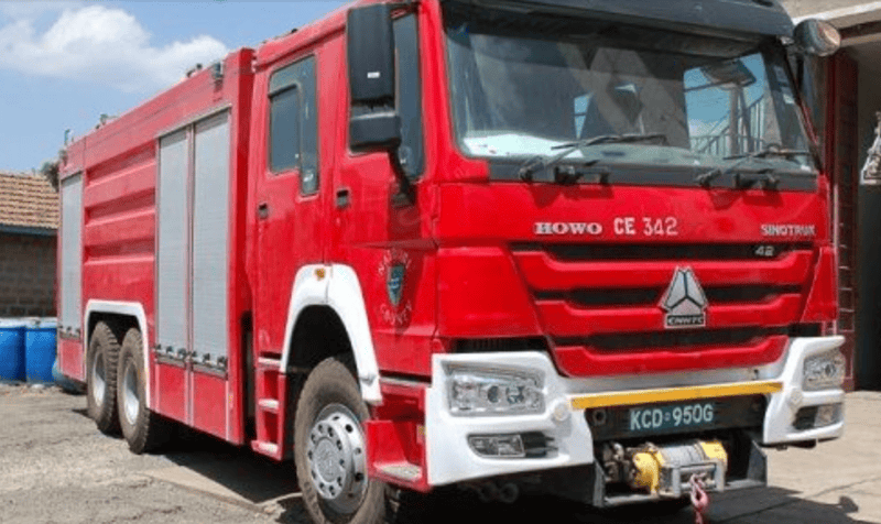 Nairobi's firefighting capacity in crisis as 26 fire engines remain grounded due to delays in spare arts