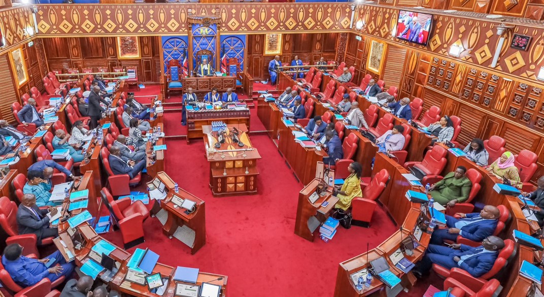 Senate email system crashes as 200,000 Kenyans respond to term limits Bill - The Senate during a plenary sitting on October 14, 2024. (Photo: Senate)