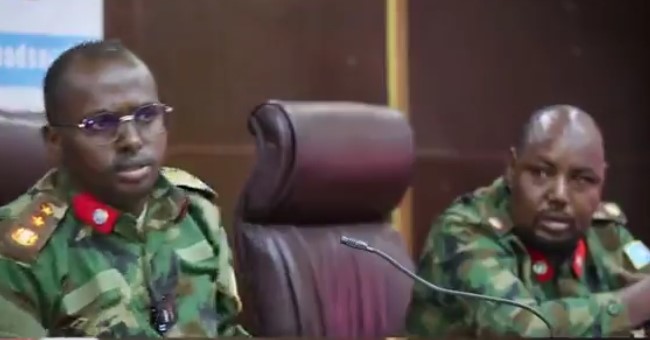 Somali police intercept network trafficking girls to Al-Shabaab fighters - A military court in Mogadishu listening to a sex trafficking case against Al-Shabaab militants. (Photo: Handout)