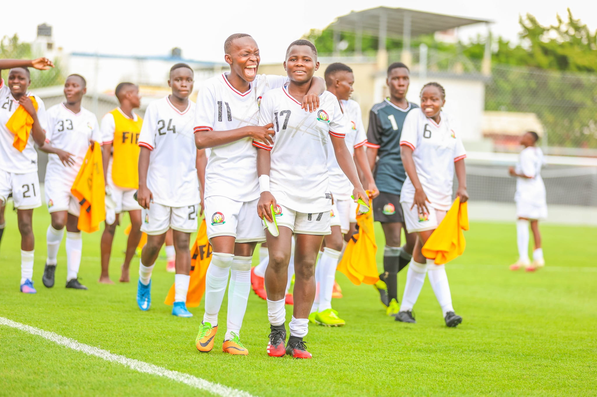 Kenya targets comeback in crucial U17 World Cup match against North Korea - Junior Starlets in a training session at the Dominican Republic (C) FKF Media