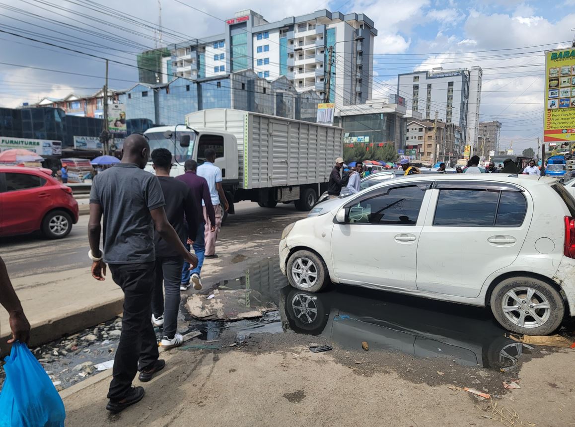 Sewage burst along Eastleigh's Twelve Street disrupts businesses, pedestrians