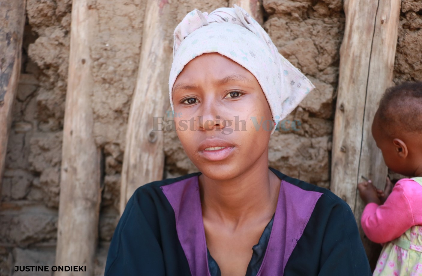 19-year-old Hawa Wangechi, a mother of two. (Photo: Justine Ondieki)