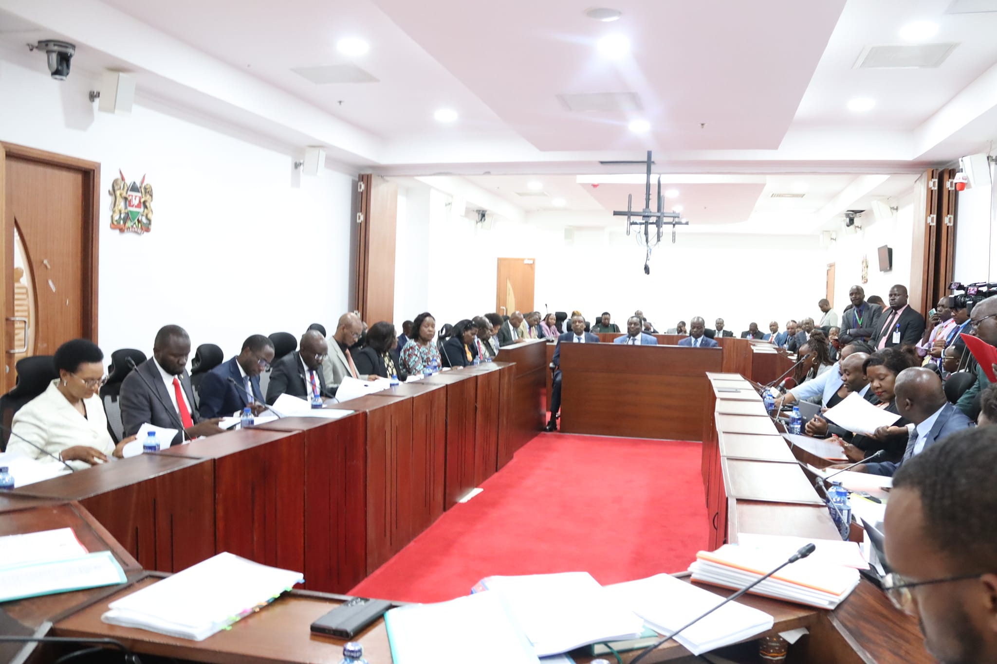 Lecturers' strike continues as state fails to produce proof of Sh4.3 billion funding - National Assembly Education committee in a meeting at the Inter-Public Universities Councils' Consultative Forum (IPUCCF) in Nairobi on November 12, 2024. (Photo: National Assembly)