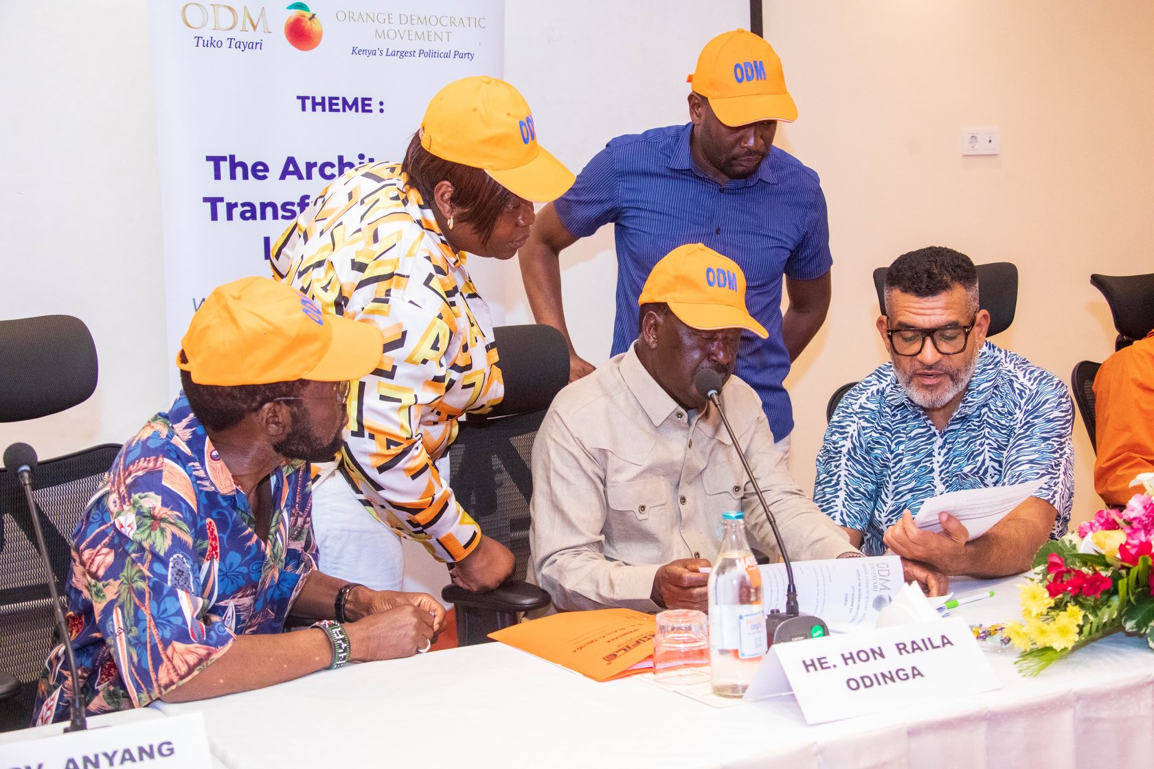 ODM announces April dates for grassroots elections, opens applications - ODM top officials ld by their party leader Raila Odinga (centre) during a party NEC meeting on October 12, 2024. (Photo: ODM)