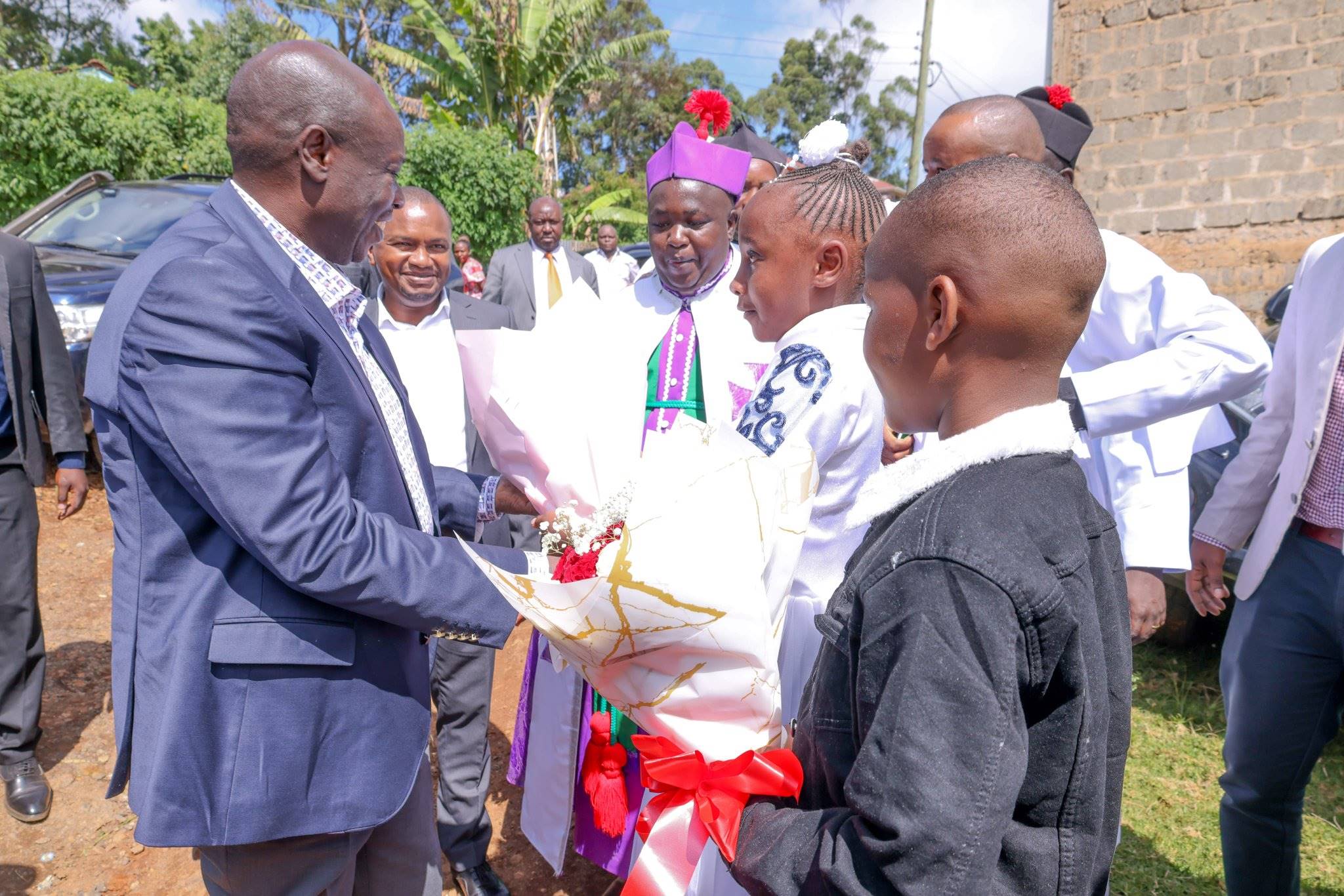 Gachagua donates Sh1 million to church amid political donation controversy - Former Deputy President Rigathi Gachagua at the AIPCA Kangari,  Kigumo in Murang'a County on November 24, 2024. (Photo: X/Rigathi Gachagua)