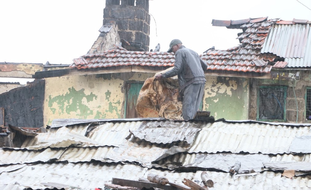 Homeless and stranded: Kitui Village families suffer in rain after devastating fire