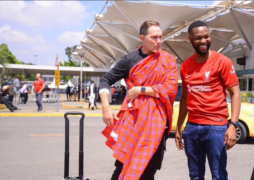 Liverpool FC's Jason McAteer in Nairobi for Standard Chartered Cup 7th edition - Liverpool Football Club's legend Jason McAteer (left). He is in Kenya for the 7th edition of the Standard Chartered Cup which takes place at St. Mary's School, Nairobi on November 30, 2024. (Photo: Standard Chartered)