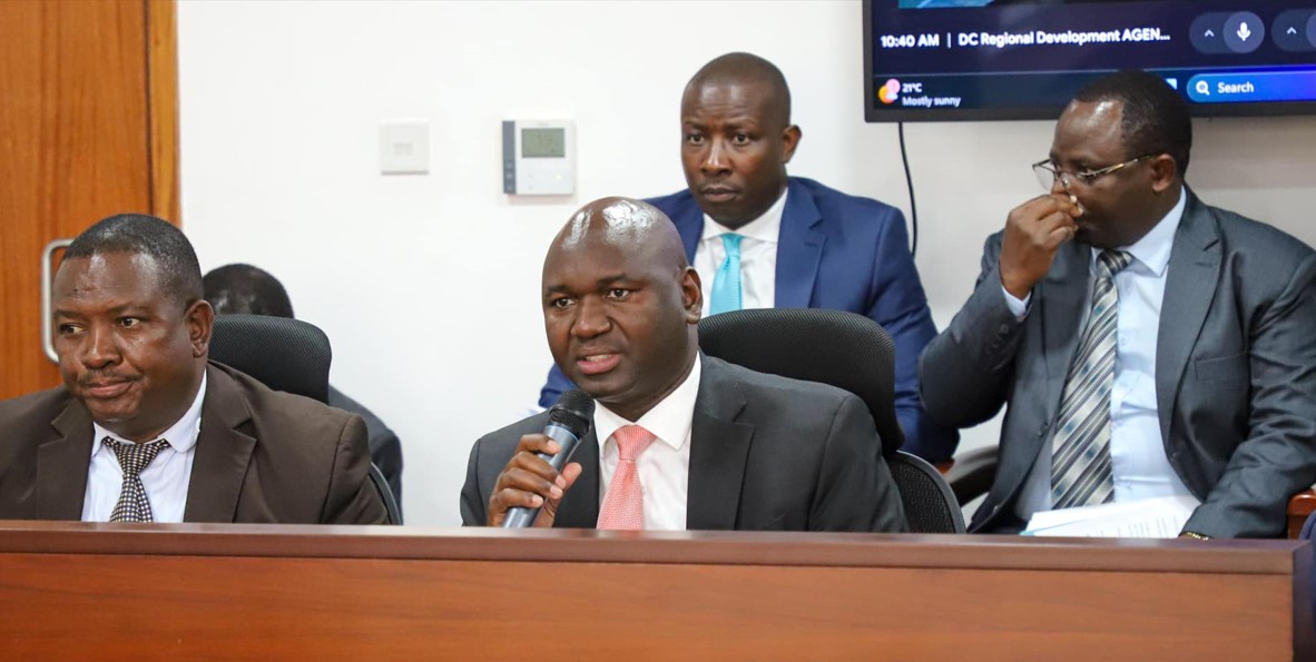 Interior ministry seeks more funding to tackle refugee management challenges - Immigration and Citizen Services PS Julius Bitok (centre) when he appeared before the National Assembly Committee on Regional Development at Bunge Tower, Nairobi on November 27, 2024. (Photo: National Assembly)