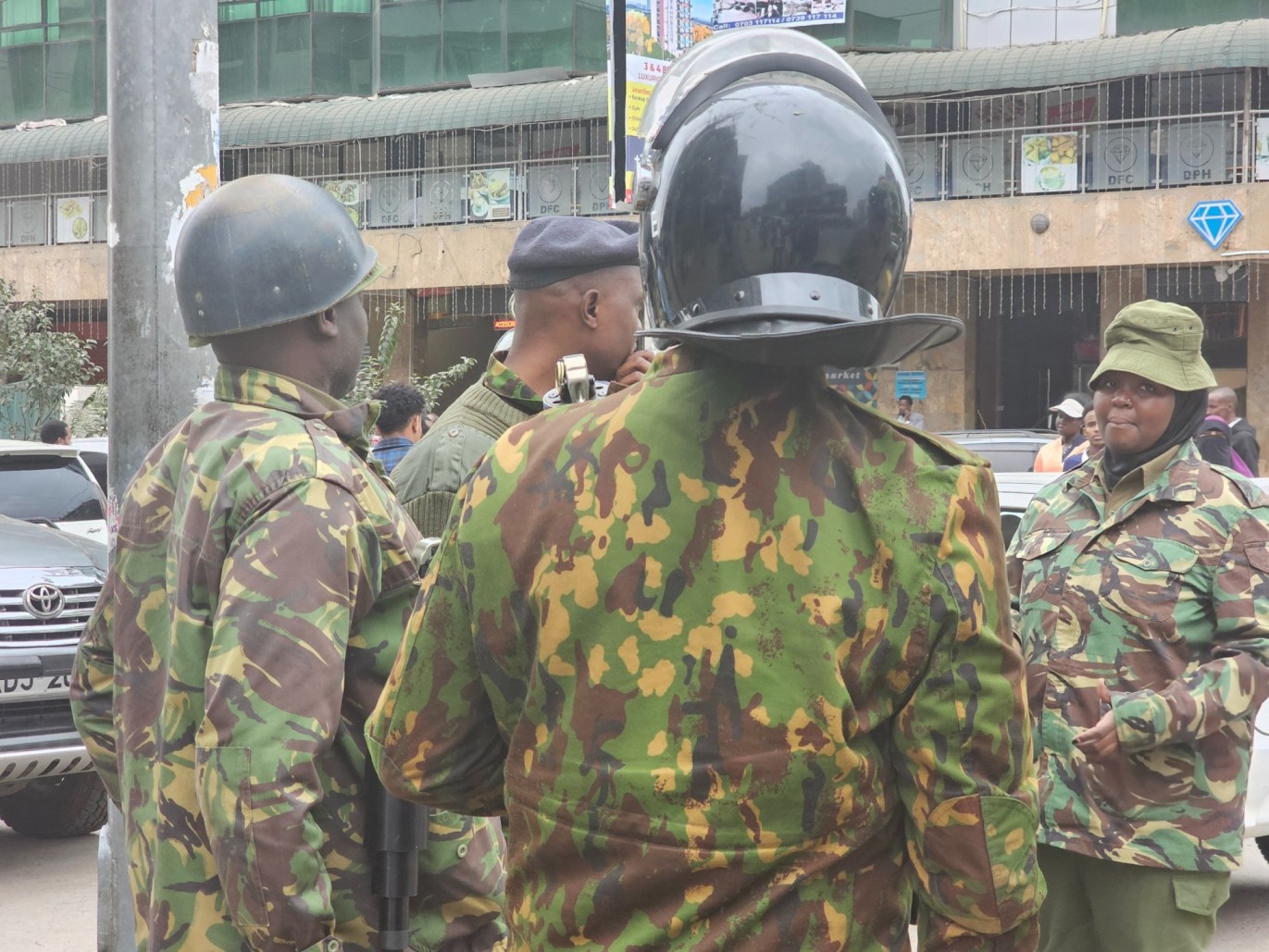 Police officers injured in acid attack by fleeing suspect in Nairobi