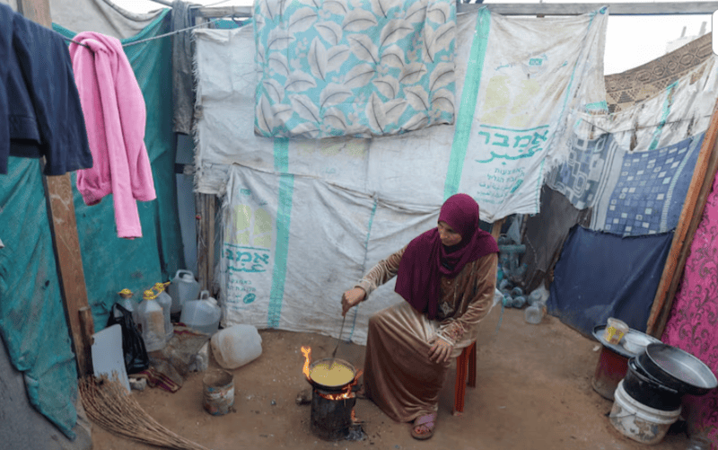 Gaza mother struggling to feed children says only death can end their suffering