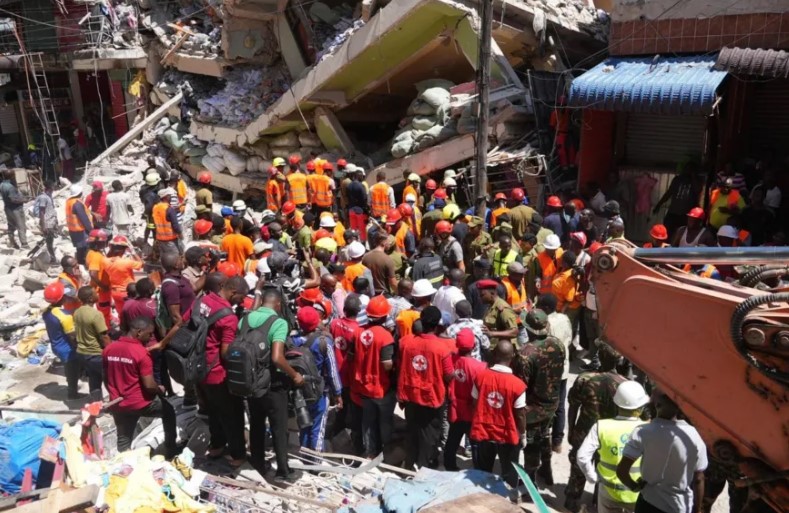 Tanzania building collapse kills at least 13 people