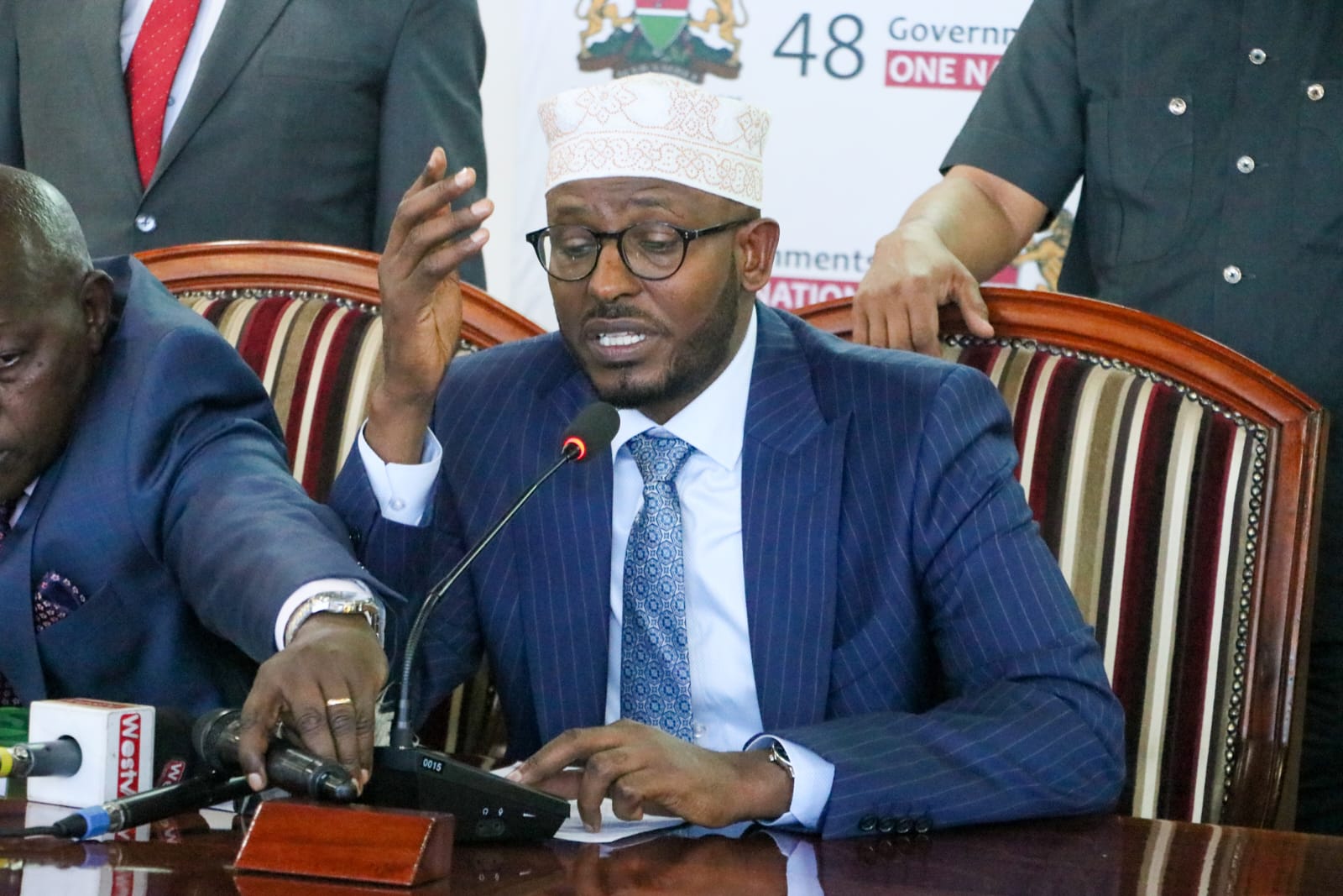 Governors threaten shutdown of county operations over delayed billions - Council of Governors Chairperson Ahmed Abdullahi adressing the press.
