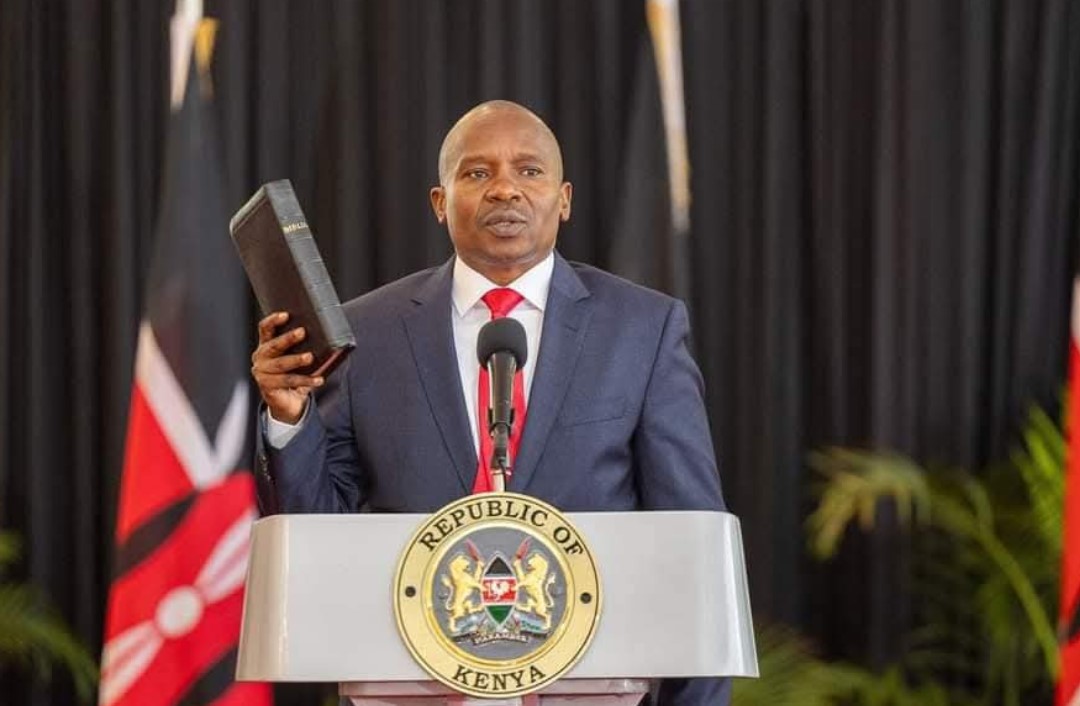 Kithure Kindiki sworn in as Kenya’s 3rd Deputy President