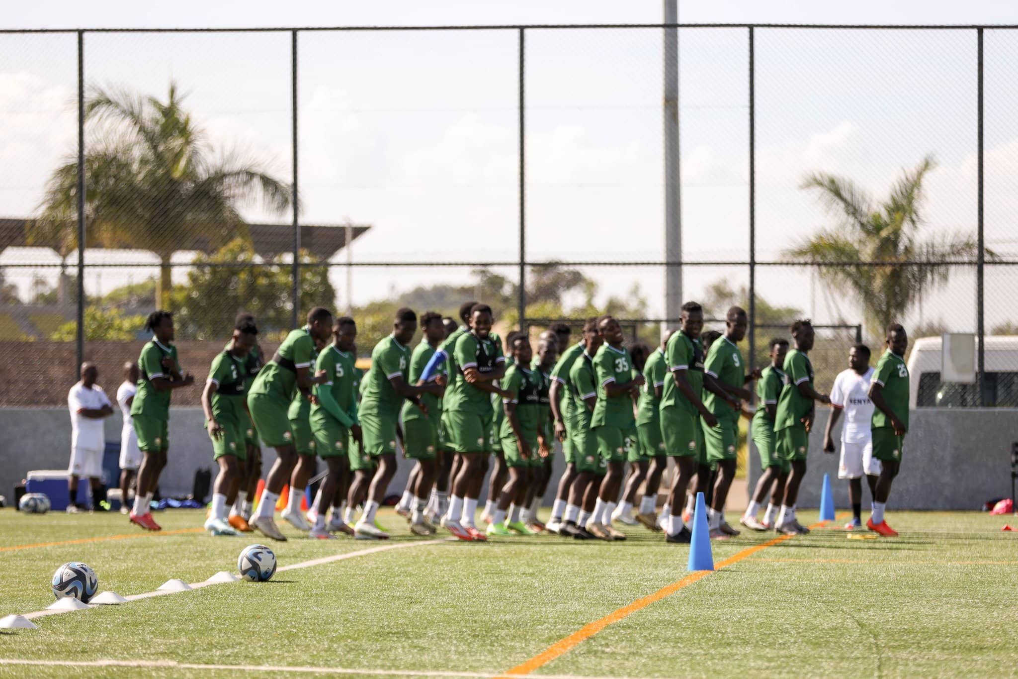 Harambee Stars start training for Mapinduzi Cup