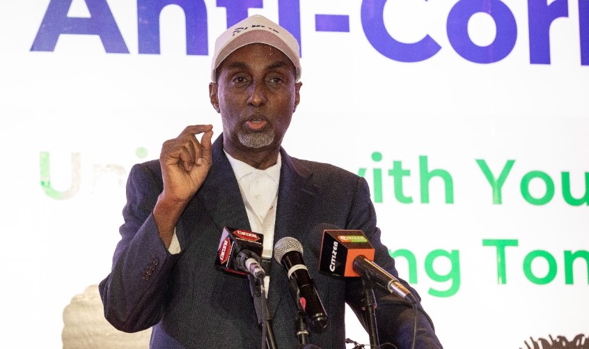 Public officials risk penalties for failing to declare gifts exceeding Sh20,000 - EACC - EACC CEO-designate Abdi Mohamud who said public officers have 48 hours to declare and surrender gifts to their respective organisations. (Photo: EACC)