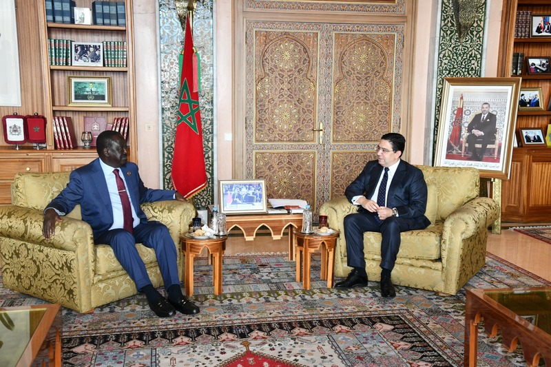 Raila lobbies Morocco support for AU top job amid Western Sahara tensions - African Union Commission (AUC) chair candidate Raila Odinga and Morocco’s foreign minister Nasser Bourita in Rabat. (X/MFA)