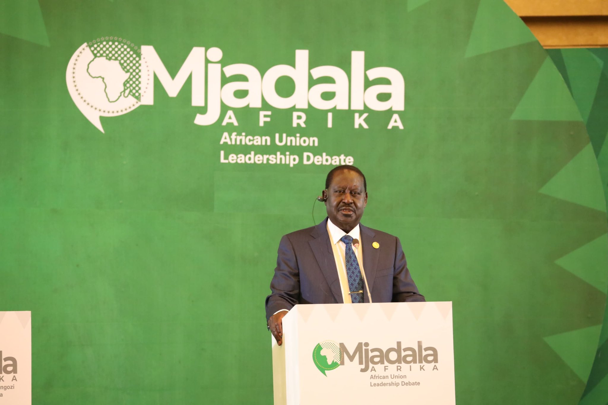 Raila Odinga: Whether I win or lose in AUC chairperson election, I'll keep serving Kenya - Kenya's AUC chairperson candidate Raila Odinga during the leadership debate on December 13, 2024. (Photo: Handout)