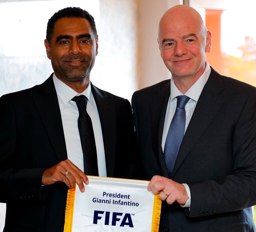 FIFA supremo Gianni Infantino meets new FKF President Hussein Mohammed