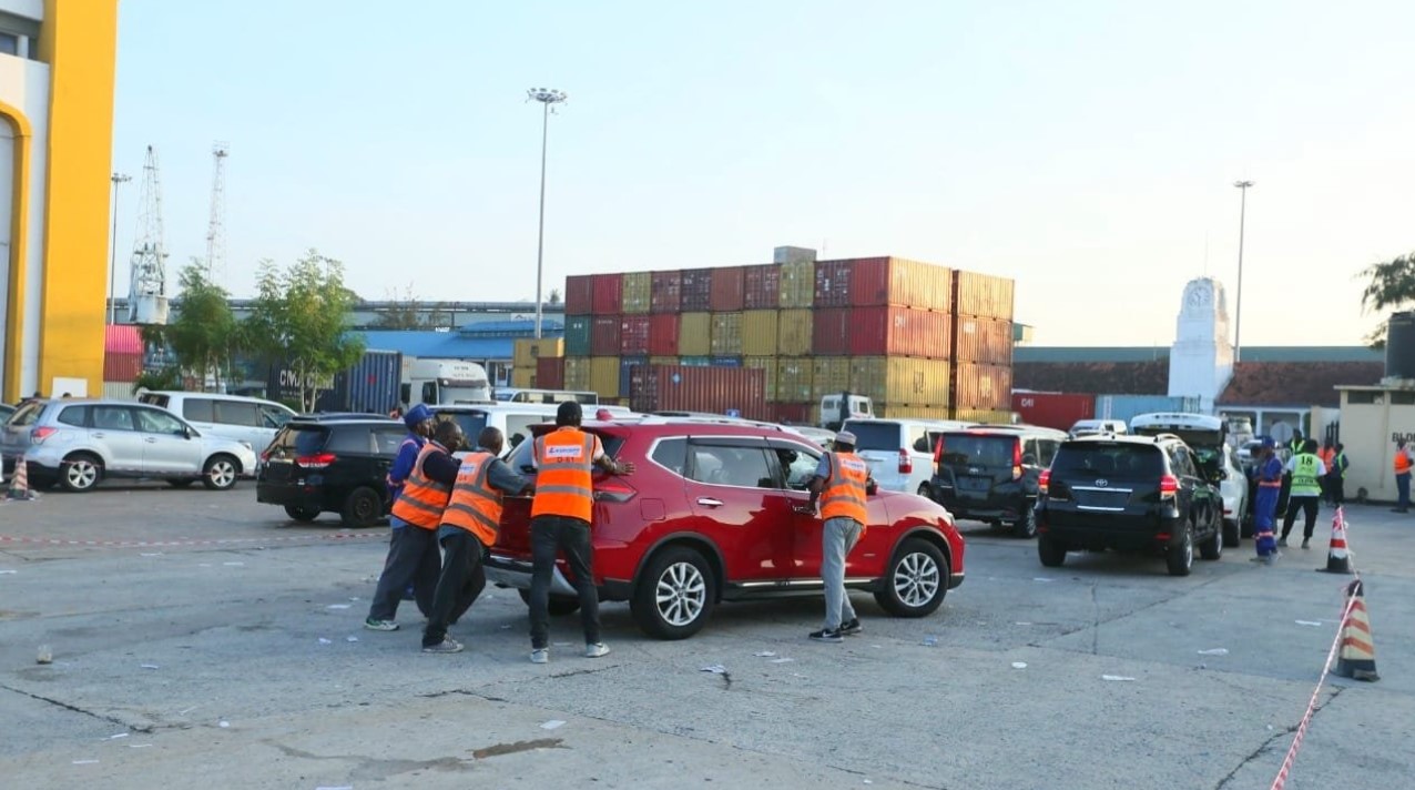 Car dealers oppose new directive to get local marine cargo insurance for all imports - Imported cars upon arrival at the Mombasa port. (Photo: Kenya Ports Authority)