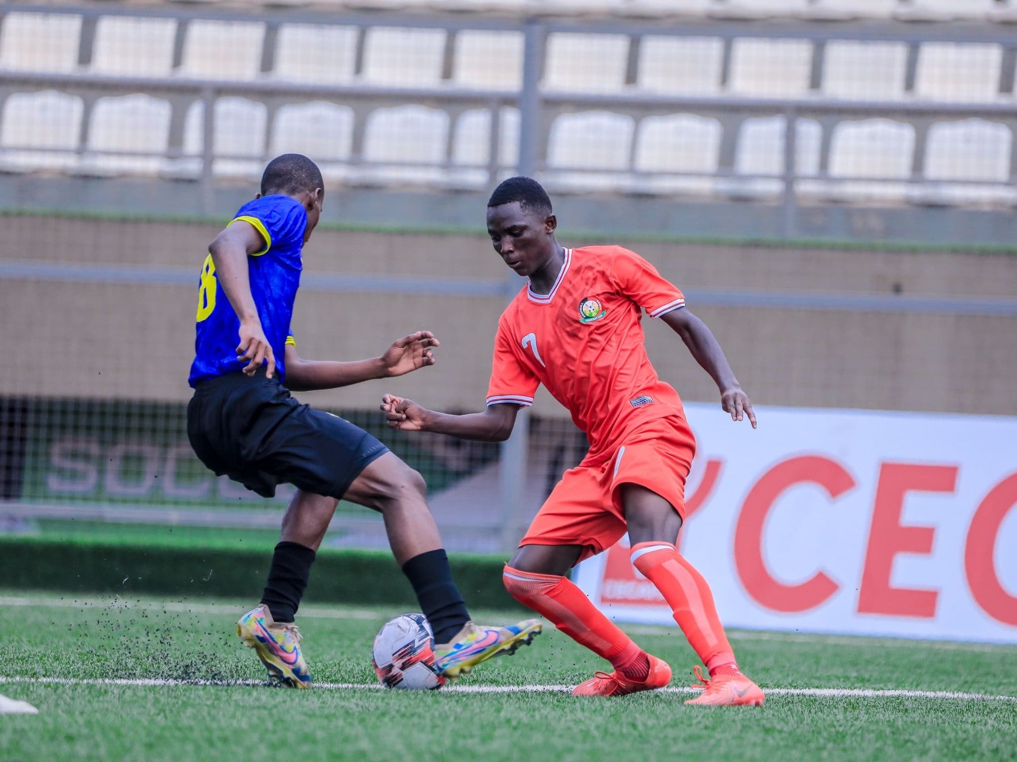 Kenya’s AFCON dreams dim after loss to Tanzania - Action as Kenya U17 took on their Tanzanian counterparts in Uganda (C) CECAFA Media