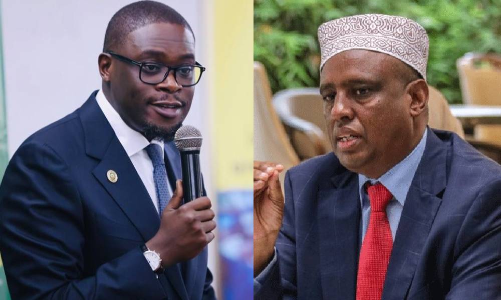 Nairobi, Marsabit among top beneficiaries in Sh387bn county allocation - Nairobi Governor Johnson Sakaja (left) and his Marsabit counterpart Mohamud Ali. (Photos: Handout)