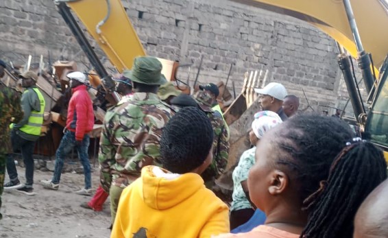 Dozens of families left homeless as bulldozers demolish homes in Nairobi's Kayole - Residents of Nyama Villa in Nairobi's Kayole estate watch as bulldozers demolish their houses on December 16, 2024. (Photo: Handout) 