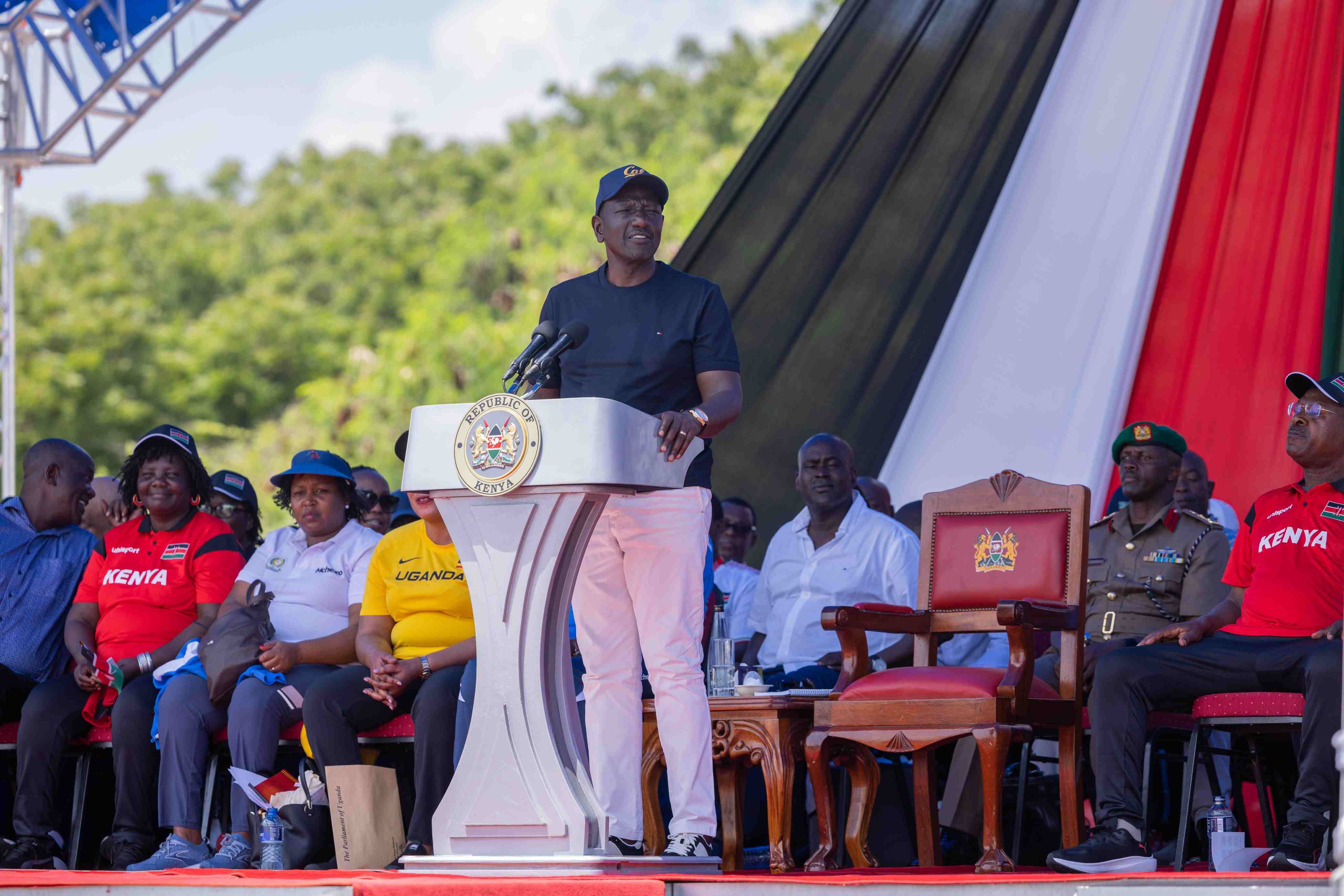 Ruto announces SGR extension to Uganda, Rwanda and DRC to boost East African trade - President William Ruto during the opening of the East Africa Community (EAC) Inter-Parliamentary Games in Mombasa on December 7, 2024. (Photo: PCS)