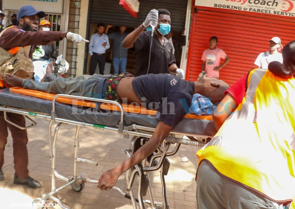 Raila's ODM at a crossroads as government it supports seeks to silence dissent -  Volunteer medics attend to a protester who was injured during the anti-abductions protests in Nairobi on December 30, 2024. (Photo: Justine Ondieki)