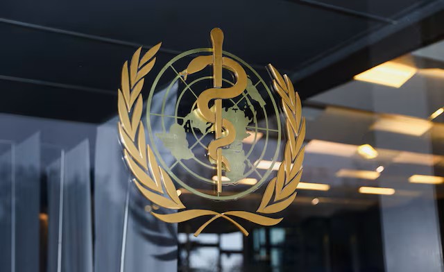 U.S. WHO exit jeopardizes Africa, says health body - The World Health Organization logo is pictured at the entrance of the WHO building, in Geneva, Switzerland, December 20, 2021. (Photo: REUTERS/Denis Balibouse)