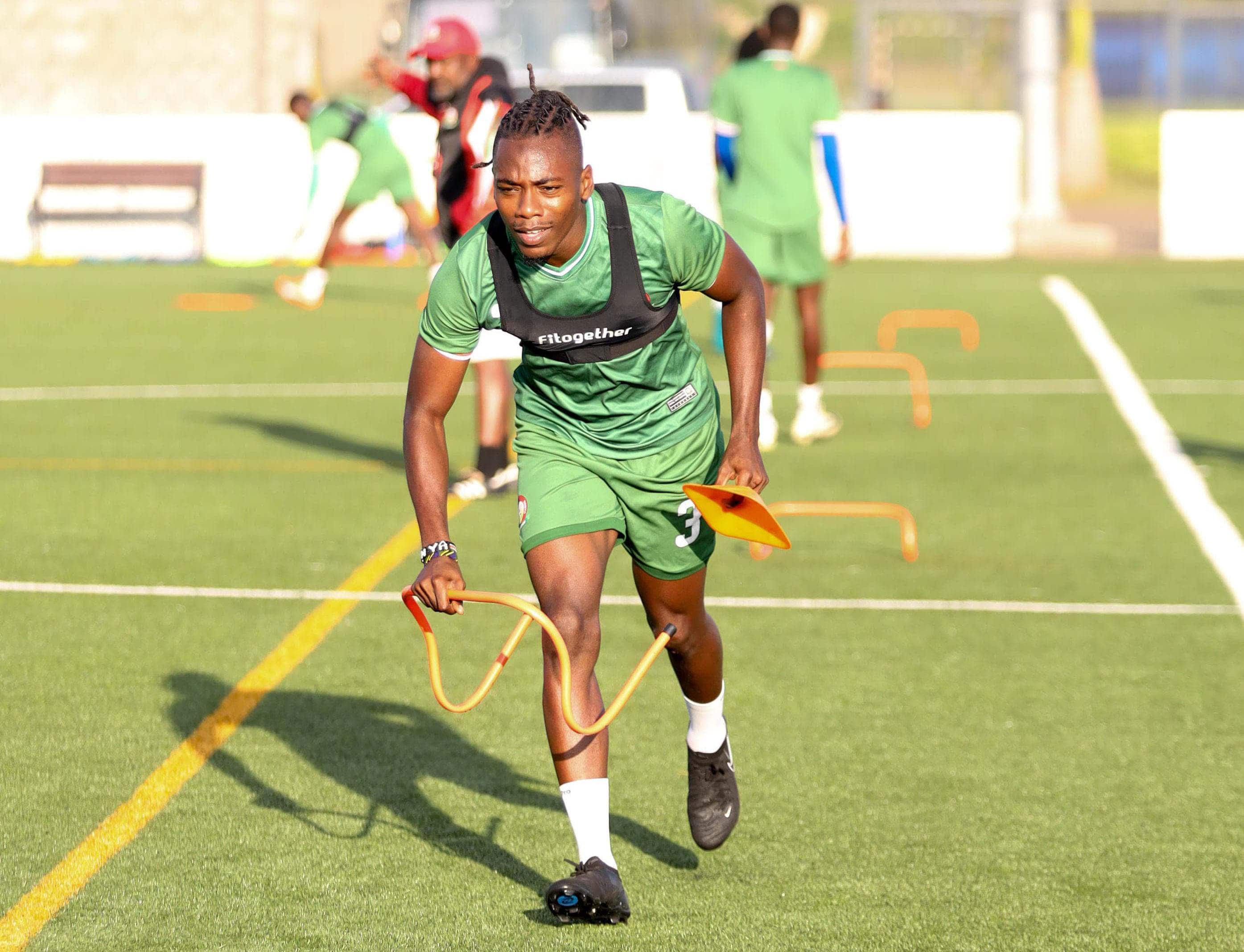 Abud Omar named Harambee Stars captain for Mapinduzi Cup - Abud Omar training with the National team, Harambee Stars recentlly (C) FKF 