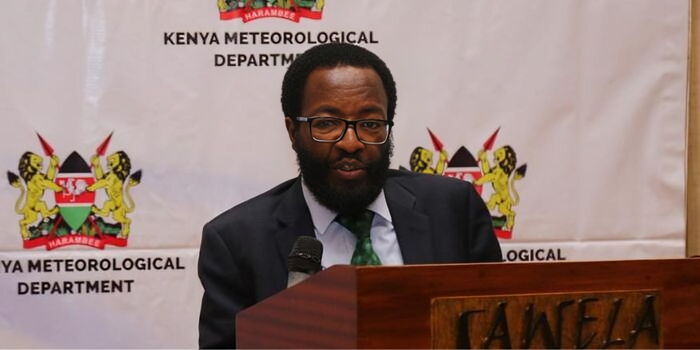 Dry January it is: Weatherman warns of heat stress, water scarcity in most of Kenya - Director-General of the Kenya Meteorological Department David Gikungu. He has warned Kenyans to brace for a dry start of 2025 (Photo: Handout)