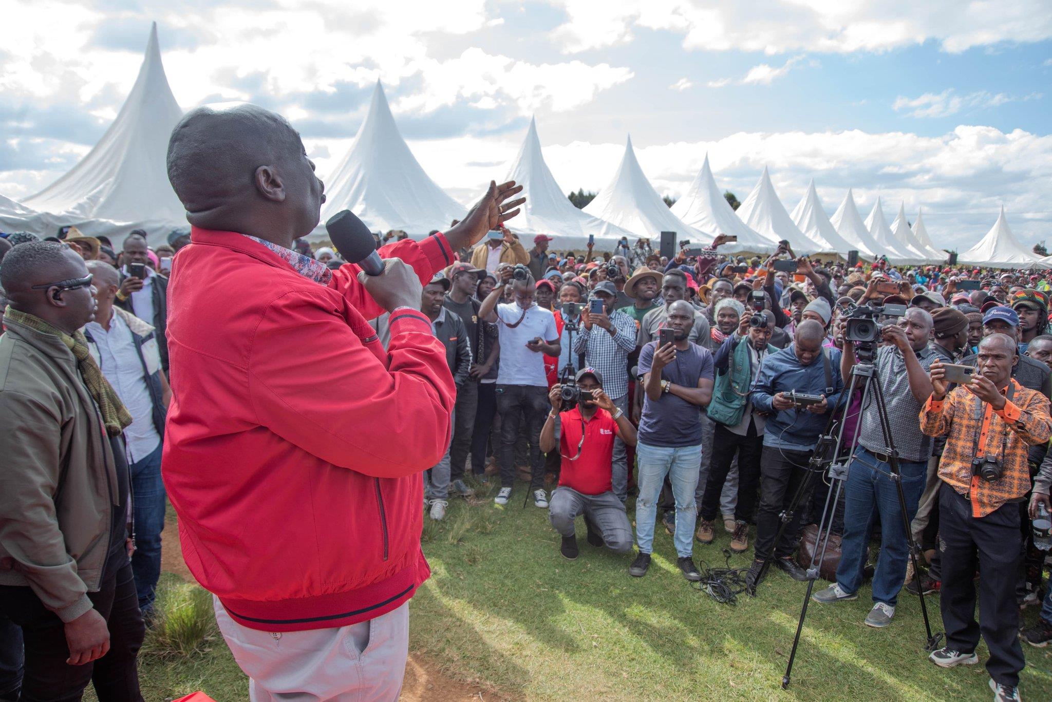 Police negligence behind Nyandarua chaos at Gachagua’s event - IPOA - Former Deputy President Rigathi Gachagua speaks at an event in Shamata, Nyandarua County on December 28, 2024. (Photo: X/Rigathi Gachagua)