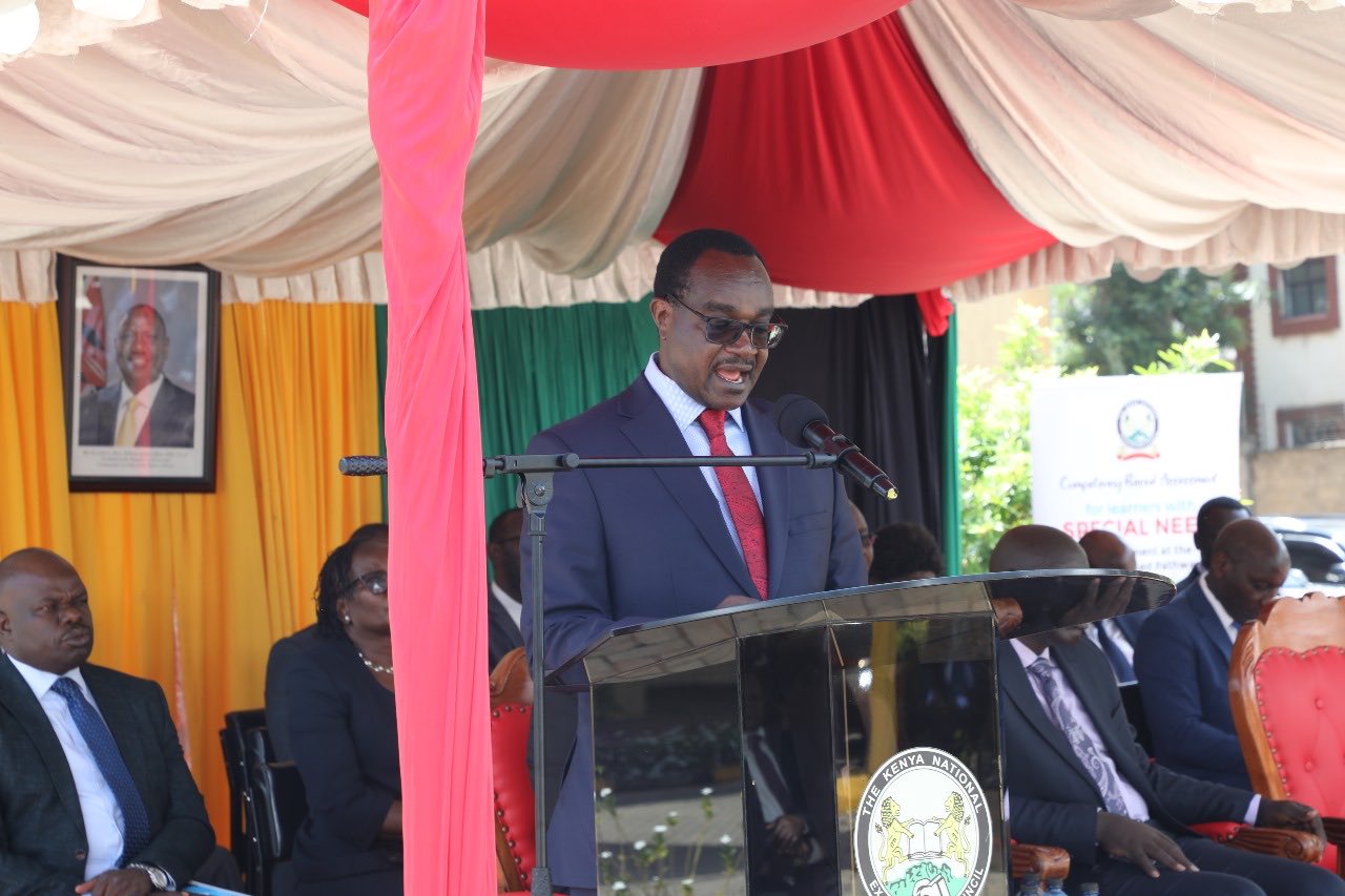 Over 40,000 students score Grade E in 2024 KCSE exams - Education Cabinet Secretary Julius Ogamba. (X/Ministry of Education)