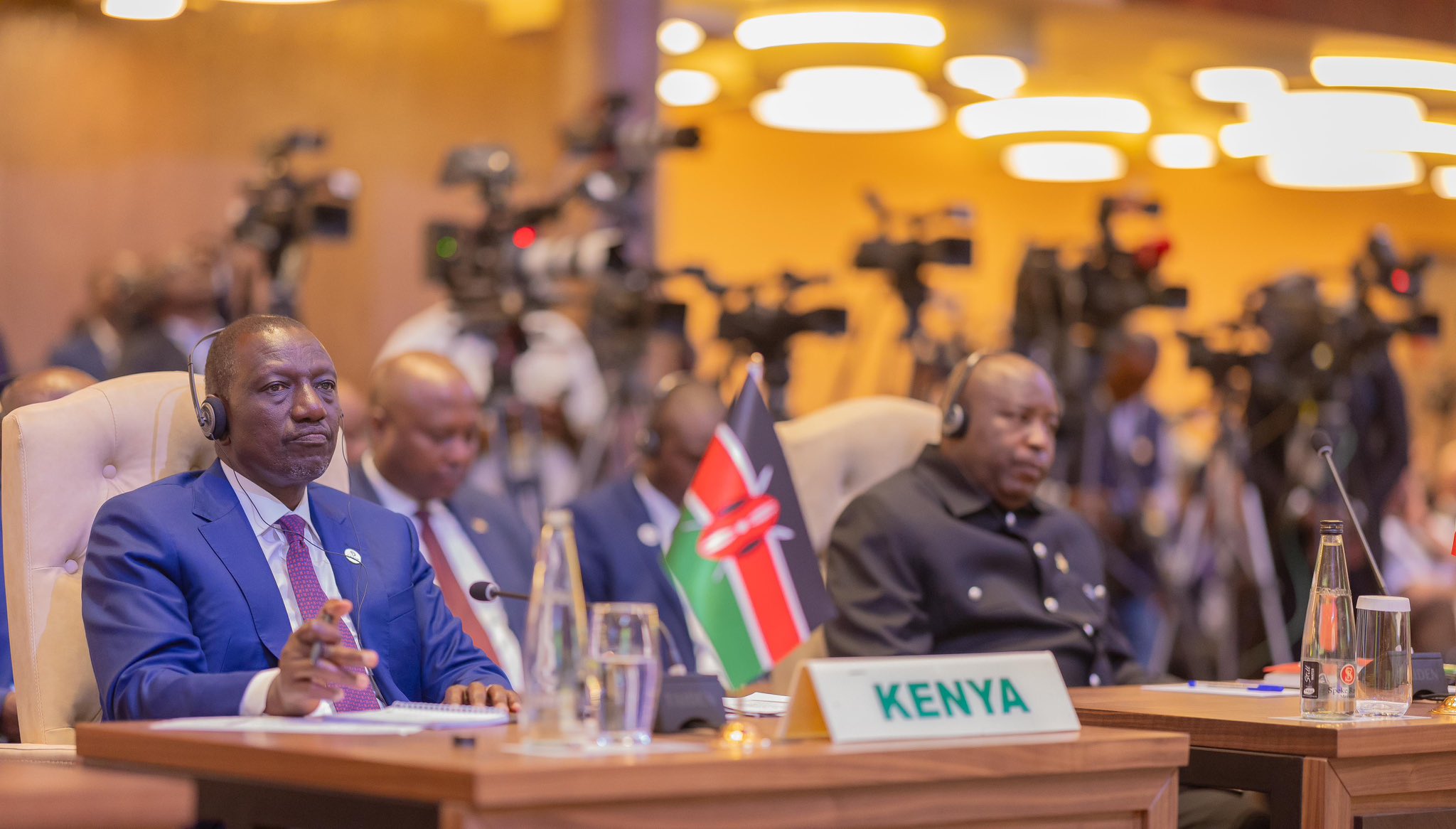 Ruto calls for bold reforms to tackle Africa's food crisis - President William Ruto during the African Union Extraordinary Summit on Comprehensive Africa Agriculture Development Programme in Kampala, Uganda on January 11, 2024. (Photo: PCS)