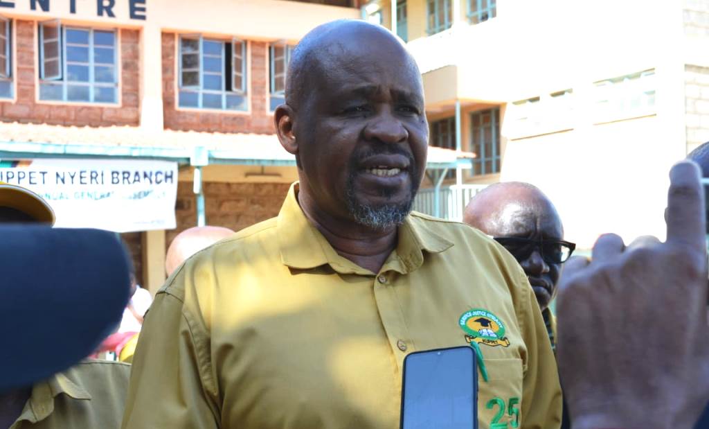 Kuppet top officials to serve beyond 60 years after age limit scrapped - KUPPET Deputy Secretary-General Moses Nthurima. (Photo: Education News)