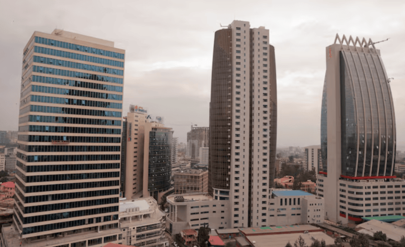 IMF's board approves second review of Ethiopia's $3.4 billion programme - A general view of the cityscape of Addis Ababa, Ethiopia, April 24, 2024. REUTERS