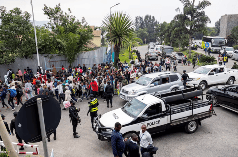 With fear and fist-bumps, Goma residents greet M23 rebels again