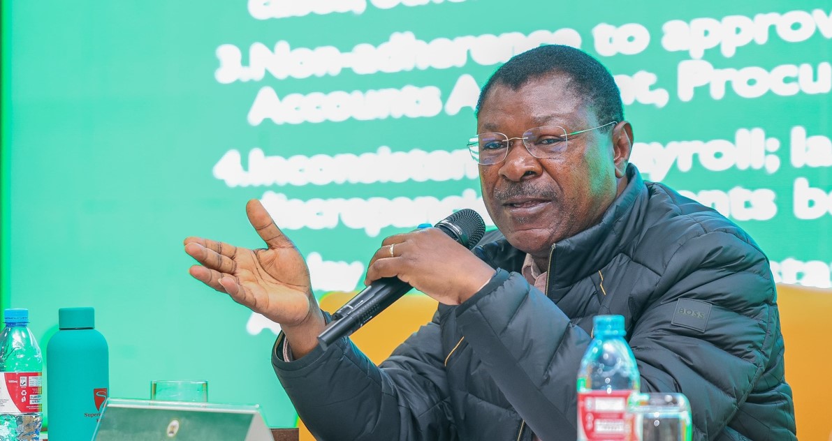 Delays in hiring new IEBC commissioners put creation of new constituencies in doubt - Speaker of the National Assembly Moses Wetang'ula speaks during MPs 2025 mid-term retreat in Naivasha, Nakuru County on January 29, 2025. (Photo: National Assembly)