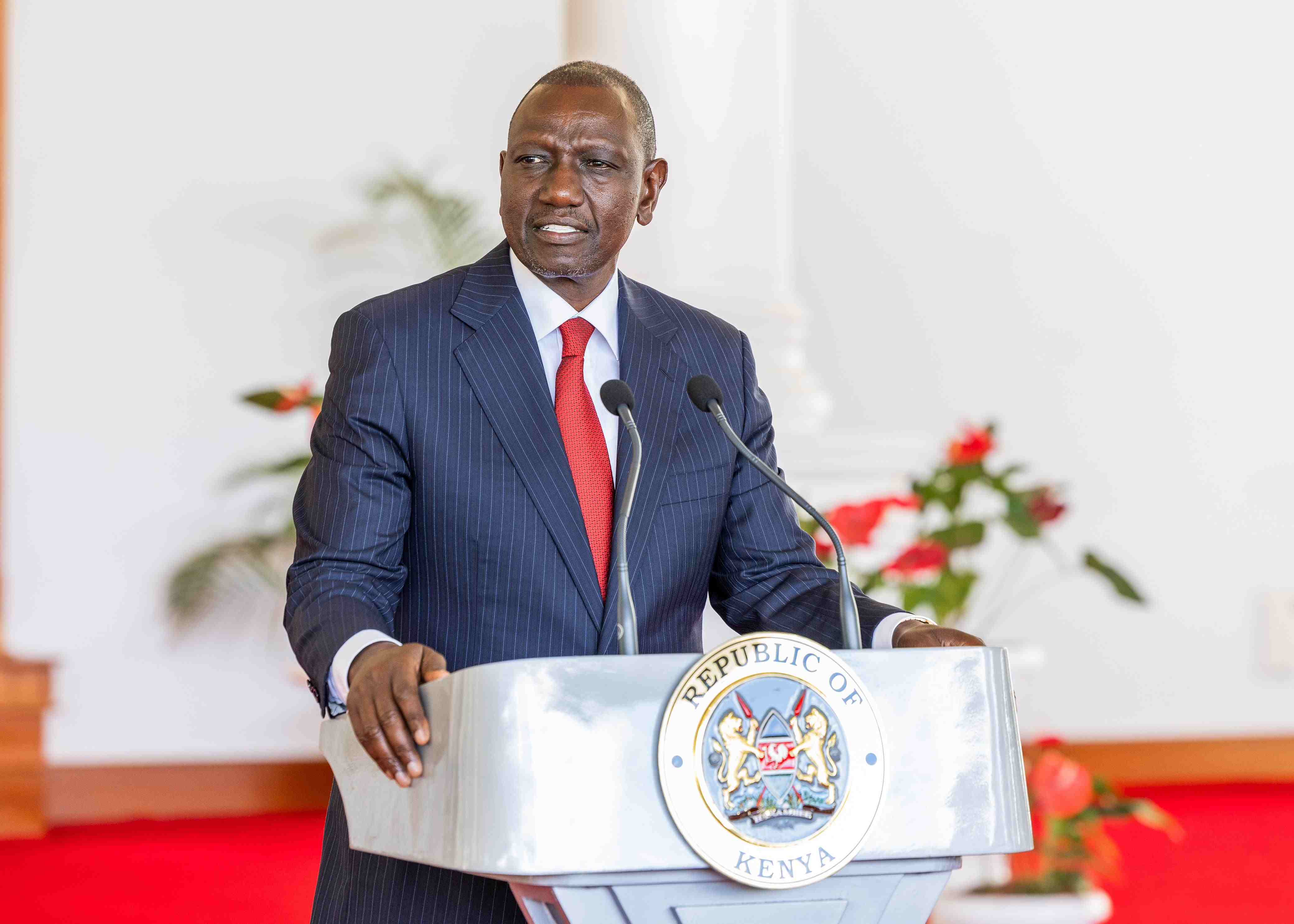 Ruto calls for dialogue between DRC, M23 rebels amid rising tensions - President William Ruto during the swearing-in of new cabinet secretaries at State House, Nairobi on January 17, 2025. (Photo: PCS)