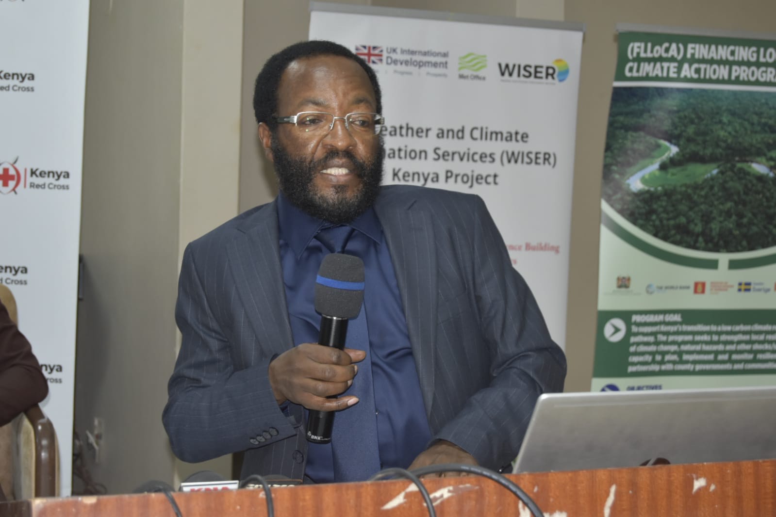 Meteorological department warns of rising temperatures and dry spells - Director of Meteorological department David Gikungu at a past event. (Issa Hussein)
