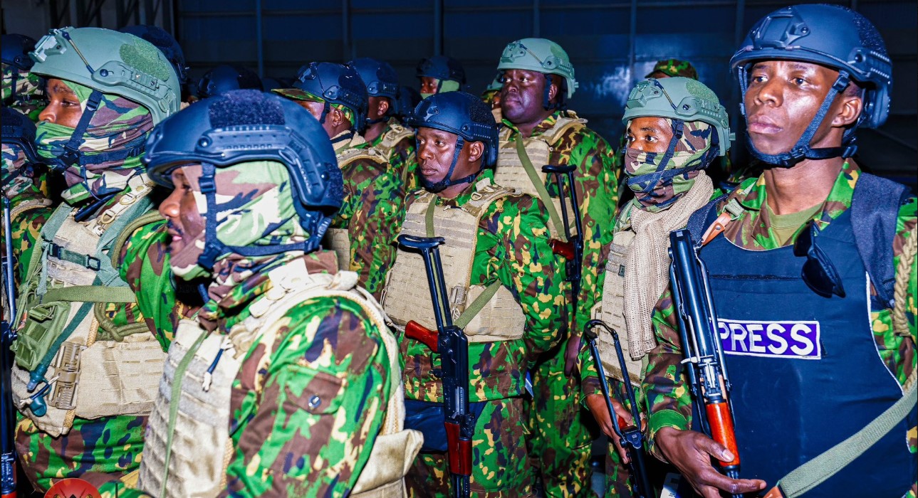 As more police officers are deployed to Haiti, Kenyans put government in a spot over insecurity at home - Some of the 217 additional Kenyan police officers who were deployed to Haiti on January 17, 2025. (Photo: Ministry of Interior)