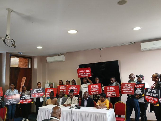 Over 35,000 jobs lost, 150 clinics shut down as USAID freeze hits Kenya - Kenyan Civil Society Groups in a press conference urging the US government to reverse the 90-day suspension of USAID foreign aid that has been paramount in promoting health in third-world countries like Kenya.