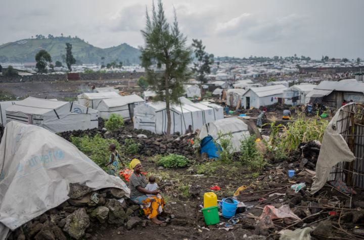 795,000 children out of school as conflict devastates Eastern DRC - UNICEF -  Congolese people displaced following recent clashes between the M23 rebels and the Armed Forces of the Democratic Republic of the Congo (FARDC), leave the camps and return to their homes after the M23 rebels instructed them to vacate the camps in the outskirts of Goma, Democratic Republic of the Congo February 12, 2025. (Photo: REUTERS)