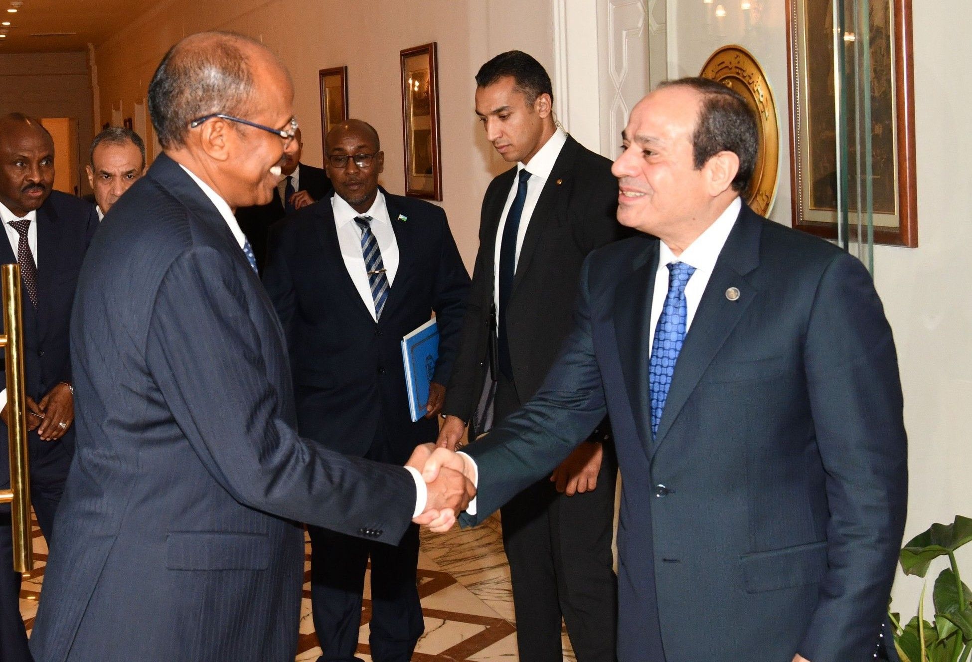 Djibouti's Mohamoud Youssouf secures key endorsement from Egypt as AUC chair race hots up - Djibouti Foreign Minister Mohamoud Ali Youssouf when he was welcomed by Egyptian President Abdel Fattah al-Sisi.