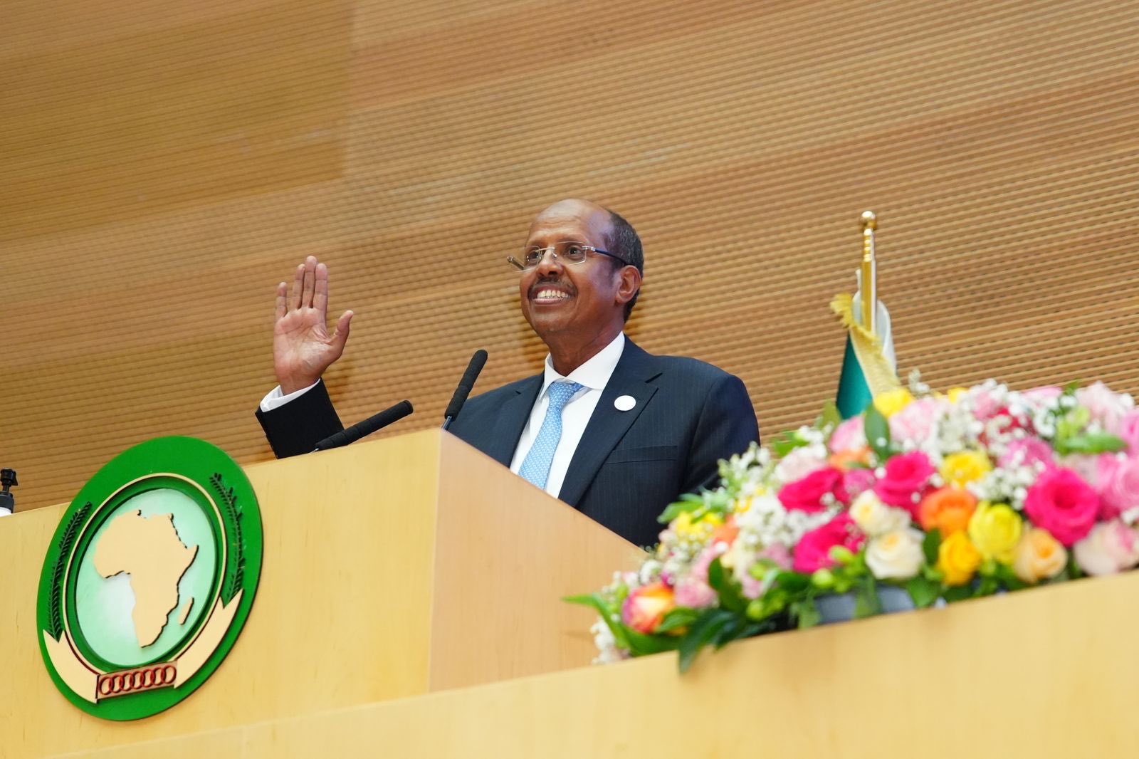 Djibouti fires back at Ruto after Kenya's AUC defeat: "Africa deserved better than Raila" - Djibouti’s Mahmoud Ali Youssouf after he was elected the African Union Commission (AUC) chairperson. (Photo: 
Mahmoud Ali Youssouf)